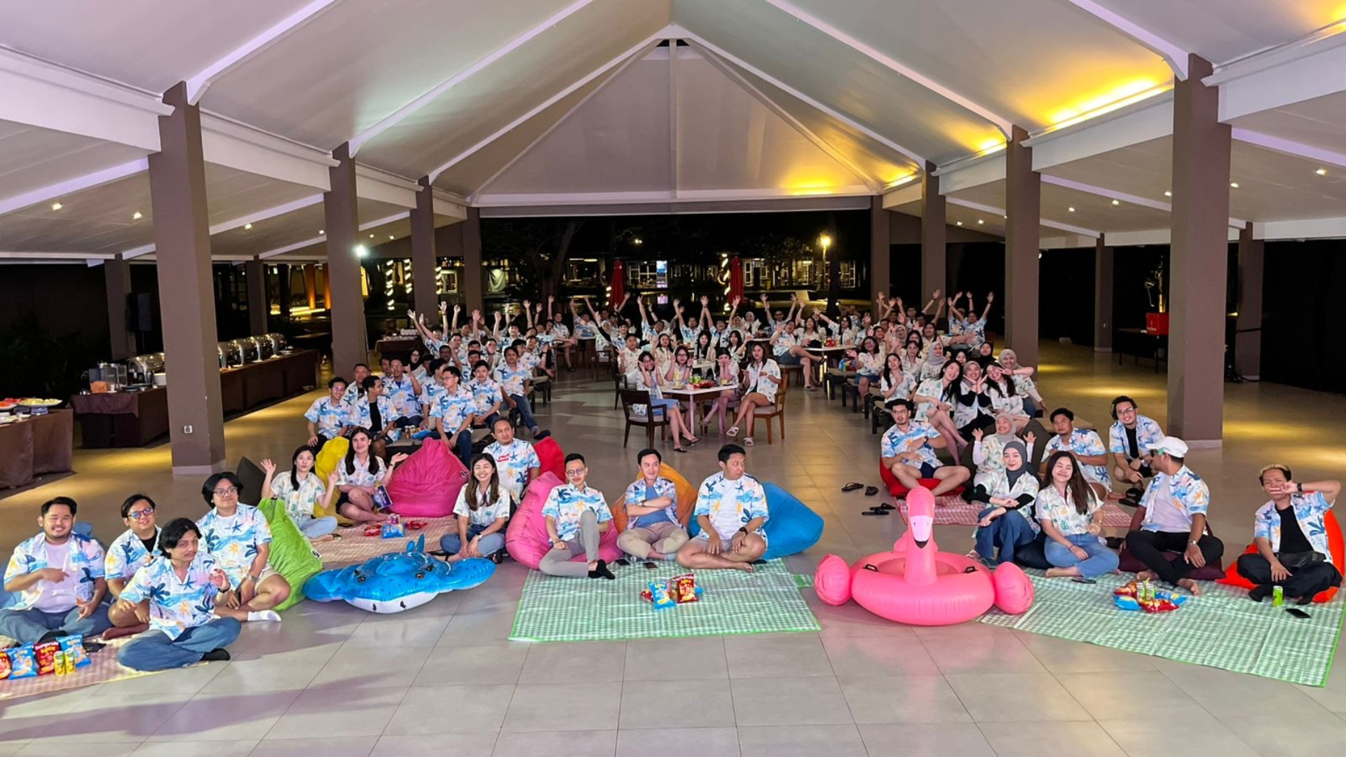 Poolside Villa Barbecue Party